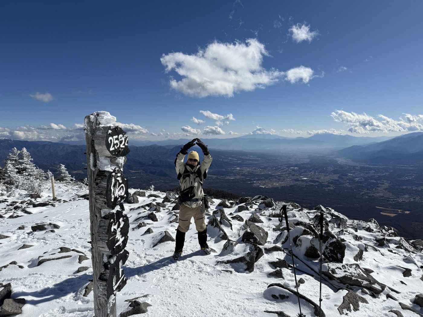 編笠山の風景（編集長撮影）